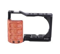 Wakects Cage de Caméra, Cage de Caméra Vidéo Usinée CNC avec Poignée en Bois et Extension Multiple pour Les Vidéos