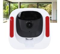 Wakects Caméra de sécurité 2K, 4MP, Angle Large 140 Degrés, Intérieur | Caméra de Fenêtre, Boîtier ABS, Montage Adhésif sur Verre, WiFi 2,4 GHz Bluetooth, sécurité Domestique Intérieure,