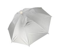 Wakects Chapeau Parapluie, Protection Imperméable Mains Libres Légère pour la Pêche et Les Activités de Plein Air, Diamètre 65 Cm avec Bandeau Réglable