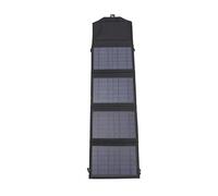 Wakects Chargeur de Panneau Solaire Portable Chargeur Solaire Pliable 14 W 5 V PET Polymère Polysilicium Double USB Conversion 19% pour Camping en Plein Air Voyage Randonneurs