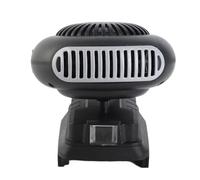 Wakects Chauffage Soufflant 18 V Petit Ventilateur de Chauffage Portable 2 Réglages de Température 30-80 °C Fonctionnement Silencieux avec 2 Ports USB pour BL1815 BL1820 BL1530 BL1840