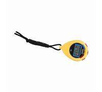 Wakects Chronomètre à Minuterie Sportive Professionnelle Chronométrage électronique du Chronomètre Multifonctionnel pour la Course en de Courir avec Une Alarme de Date de Temps (Yellow)