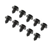 Wakects Clamp/Holder de Retenue de Type Poussoir, 10 Pièces, Force Fixe Forte, Fixation Stable, Rivets Poussoirs, Clips de Voiture ABS Robuste pour Modèle 3 Y