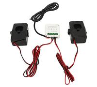 Wakects Compteur d'énergie monophasé, 90-250VAC Smart Electricity Monitor Mobile App Control 2x200A Current Transformateur pour Solar PV System