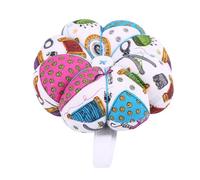 Wakects Coussin à épingles en Forme de Citrouille, 10 Cm, Surface Rembourrée Double Face avec Bande élastique pour la Couture à la Main, le Quilting, les Tailleurs, les égouts (tissu)