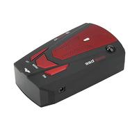 Wakects Détecteur de, Détecteur D'aides à la Conduite, Détection 360° Longue Portée 200 à 800 M, Alerte Vocale GPS avec Mise en Sourdine Automatique pour Voiture (Rouge)