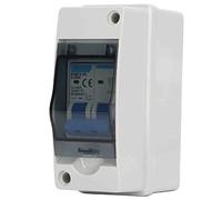 Wakects Disjoncteur DC PV 32A 1000V 6KA IP65 Sectionneur Solaire | Boîtier en Polycarbonate et ABS, Installation Extérieure IP65, Systèmes de Panneau Solaire et Onduleur, Interrupteur de