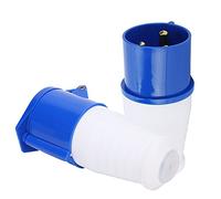 Wakects Ensemble de Connecteurs de Bougie Industrielle, Ensemble de Plugs d'alimentation monophasé à Explosion 32A 220-250V pour l'aéroport pour l' pour 'industrie Chimique pour
