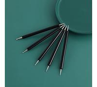 Wakects Ensemble d'outils de Pointillage 5 Pièces Tige en Acrylique et Stylets à Bille en Métal à Double extrémité Plusieurs Tailles pour Peinture de Roche Mandala Gaufrage Argile Poterie Nail Art