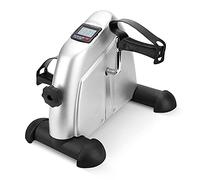 Wakects Entraîneur de Pédale, Pédale de Vélo Mini Pédale d'exercice de Vélo avec Moniteur LCD pour La Récupération des Bras et des Jambes à La Maison, 37,5 * 34,5 * 30,5 Cm