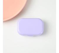 Wakects Étui à Lentilles de Contact, Conteneur de Stockage Portable en Résine Inodore, Conception Mignonne à Ouverture Facile pour Les Voyages et Une Utilisation Quotidienne (informe)