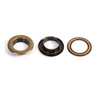 Wakects Eyelettes Gommets, 20 Ensembles de 12 Mm œillets Antiques œillets avec Outil de Punch pour Artisanat en Cuir, Sacs, Vêtements (17 mm 20sets)