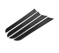 Wakects Garniture Latérale de Porte de Voiture en Fibre de Carbone pour B8 2007-2016, Matériau de Haute qualité avec Conception Délicate, Fabrication Exquise, Installation Facile, Adaptée à la