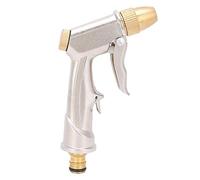 Wakects Gun à Pulvérisation de Tuyau de Jardin en Métal avec 4 Motifs de Pulvérisation, Buse en Laiton, Conception Ergonomique, Connexion en Laiton Massif, Pistolet à Eau Haute Pression pour Lavage