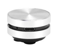 Wakects Haut-Parleur à Conduction Osseuse, Mini Haut-Parleur Portable sans Fil avec Son de Basse Stéréo, Microphone intégré et Radio FM pour la Maison et Les Voyages en Plein Air (Silver)