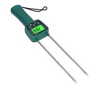 Wakects Humidimètre pour Foin Numérique, Testeur d’humidité du Foin avec écran LCD rétroéclairé et Sonde, 14 Cultures, pour Contrôle de l’humidité du