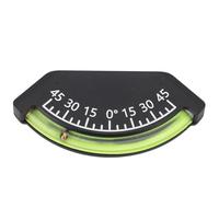 Wakects Inclinometer Niveau à Bulle, Indicateur D’inclinaison pour Véhicule, Lecture Précise à 45 Degrés, ABS Résistant aux Chocs avec Accessoires de Montage pour Véhicule Tout-terrain,