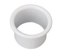 Wakects Insert de Support de Sèche-cheveux, Tube de Support de Sèche-cheveux en Acier Inoxydable pour Salon de Coiffure, Station de Coiffure, Salle de Bain à Domicile, Diamètre Extérieur (WHITE)