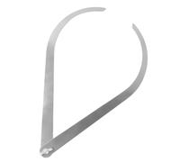 Wakects Jauge D'argile, Outil de Mesure en Acier Inoxydable, 10 Pouces,