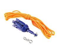 Wakects Kit d'ancrage Marin Pliable, Ancre en Alliage d'aluminium, Ancre de Bateau à 4 Dents avec Corde de 16,4 Pieds pour Kayaks et Canoës