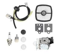 Wakects Kit de Carburateur de Remplacement en Caoutchouc et Aluminium pour Echo SRM 225 Pas 225 PE225 PPF SHC SRM225U, Accessoire de Tondeuse, Installation Facile, Performances Stables