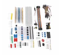 Wakects Kit de Composants électroniques Assortiment Amusant de Démarrage 830 Points de Liaison Module de Diode de Condensateur de Résistance de Planche à Pain pour Carte de Développement