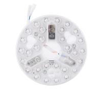 Wakects Kit de Lumière LED de 5,3 Pouces pour Ventilateur de Plafond, Panneau de Rénovation 15W 3CCT avec Fonction Mémoire pour Applique Murale ou Pendant