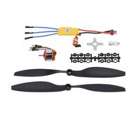 Wakects Kit Moteur Sans Balais A2212 13T 1000KV 30A Esc pour Avion RC | Acier allié et ABS, Aéronef RC, 2 à 3 Li Polymère, Contrôleur de Vitesse 30A, Compatible Vol Quadricoptère