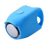 Wakects Klaxon de Vélo électrique 120 DB, Sonnette de Vélo en Silicone Unisexe, Nouvelle Sonnette de Vélo Mise à Niveau, pour Vélos de Route, VTT, Vélos pour Enfants, Vélos électriques (Bleu)