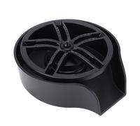 Wakects Lave-Tasses Rinceuse de Verre en Acier Inoxydable avec Bec Rotatif à 360 Degrés G1 2 Fixation d'évier pour de Cuisine Cafés Kit de 2 Pièces pour Bouteilles Tasses Ustensiles (BLACK)