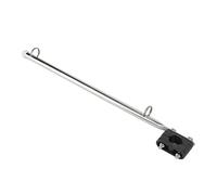 Wakects Mât de Pavillon Marin 390mm, Inox 316, Hauteur Réglable, pour