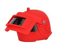 Wakects Mini Haut-Parleur Bluetooth Portable, Silicone 500mAh Rouge (Rouge) | Fonction support de téléphone, pilote de basse 40 mm, portée sans fil 10 m, cordon inclus, compagnon de voyage