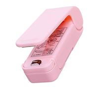 Wakects Mini Scelleuse de Sacs, Thermoscelleuse Portative en ABS, Machine à Sceller les Collations, Alimentée par 2 Piles AA, Taille Compacte, Opération de Presse Manuelle pour Sacs en Plastique à