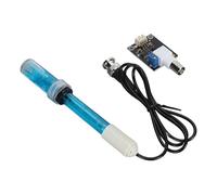 Wakects Module de Capteur de PH, Interface Xh2.54 0,1ph Précision du Kit de Sonde d'électrode de PH Sensitif avec Indicateur de Puissance pour le Bricolage