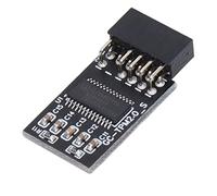 Wakects Module TPM 2.0, Processeur Cryptographique sécurisé avec Carte Cryptée avec Interface LPC 12 Broches pour Cartes Mères