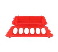 Wakects No Waste Chick Feeder, 10 Set Flip Top Bird Feeder Waterer Safe, Versatile Plastic Quail Feeding Tray 12 Trough Dish Dispenser, with Sturdy Materials, Ideal for Various Birds