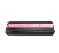 Wakects Onduleur à Onde Sinusoïdale Pure 1300 W, Onduleur ABS 12 V à 220 V avec écran LCD, Lampe de Travail LED à Double Prise Universelle USB, Utilisation de l'énergie Solaire de Voiture pour Les