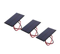 Wakects Panneau Solaire Polycristallin, 6V 1W Câble 30cm | Récupération d\'énergie lumineuse faible, module compact 110 x 60 mm, projet de recherche , chargeur de téléphone pour