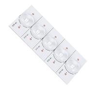 Wakects Perles de Lampe SMD 6 V, Panneau de Fibre de Verre, Perles de Lampe à Lumière Blanche avec Filtre de Lentille Optique, Haute luminosité, Installation Facile, 20, 50, 100 Pièces pour la (20PCS)