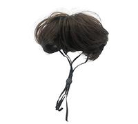 Wakects Perruque pour Animaux de Compagnie Personnes de Coiffure pour Animaux de Compagnie avec Un Matériau de Polyester Noir et Brun (Un Code (Les Chiens Peuvent être)