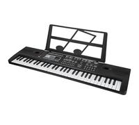 Wakects Piano pour orgue électrique, mini clavier piano musical à 61 touches numérique, avec support feuille de musique, mini enseignement, jouet pour débutants