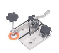Wakects Pince de Maintien, Pince de Serrage Rapide Réglable en Acier Inoxydable pour Projets en Bois, Contact en Caoutchouc à Prise Sécurisée, Support Maximum de 35 Mm d'épaisseur