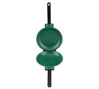 Wakects Poêle à Frire Double Face, 19,3 Cm en Acier Titane | Crêpière, Acier Titane, Cuisine Maison, Compatible Gaz, Pain Grillé, Œuf Frit, Nettoyage Facile