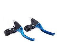 Wakects Poignée de Frein de Vélo En Alliage D'Aluminium, Poignée de Frein Antidérapante, Pièces de Rechange de Vélo, Utilisé Pour Les Vélos de Montagne, Les Vélos de Route, Les Vélos Pliants(bleu)