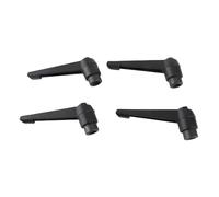 Wakects Poignées de Machine Réglables en Acier Inoxydable, Mécanisme de Verrouillage, Conception Compacte, Réglage Facile pour les équipements d'emballage et les Outils de Travail du Bois (Filetage