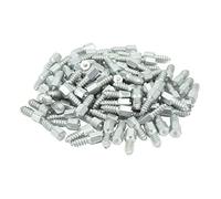 Wakects Pointes de Pneu 100 Pièces, Goujons Antidérapants en Acier au Tungstène, Améliorent l'adhérence des Pneus pour Chargeur, Chariot élévateur, Tracteur, Moto