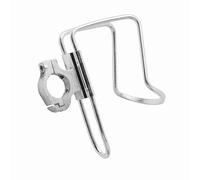 Wakects Porte-gobelet de Moto, Alliage d'aluminium Léger, Support de Boisson Robuste, pour Guidon de Motos et Vélos de 7/8 à 1 Pouce (Argent Blanc)
