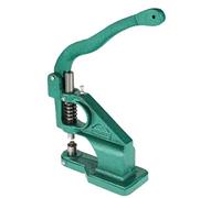 Wakects Presse à œillets avec 3 Matrices et 1500 œillets 6/10/12 mm pour Bannières, Machine a oeillet Presse Manuelle pour les Couturières, les Arts et l'Artisanat 21,1 x 19,1 cm