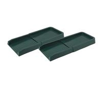 Wakects Rain Gutter Down-Spout Extension Gardes PP sans Effort, Construction de l'épreuve Météorologique Durable, Installation Facile, Système de Drainage amélioré, Protège Votre propriété, (Green)