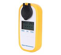 Wakects Refractomètre de Miel Numérique de Poche Portable 0 à 90% avec Conception élégante et Portable, Haute Précision et Résolution pour la Teneur en Sucre, Baume, Eau